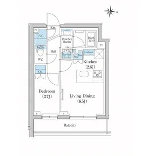 スタイリオ池上SOUTH【3階】の間取り