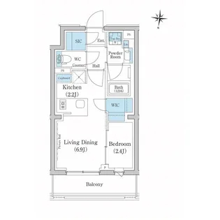 スタイリオ池上SOUTH【3階】の間取り