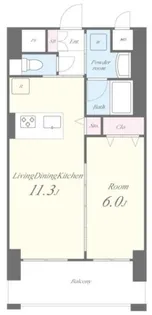 PORTOFINO(ポルトフィーノ)【6階】の間取り