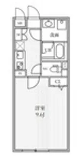 THE PALMS大島【4階】の間取り