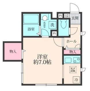 パストーソ レディデンツァ【1階】の間取り