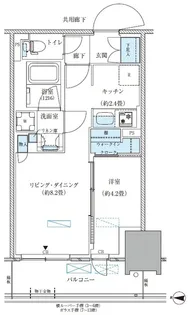 パークアクシス西大島コンフォートスクエア【9階】の間取り