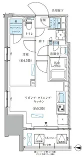 パークアクシス西大島コンフォートスクエア【11階】の間取り