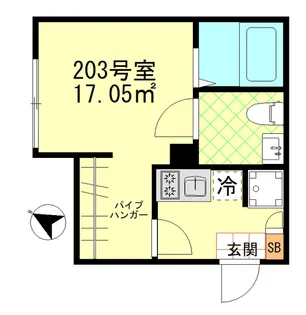 リバティー戸越公園【2階】の間取り