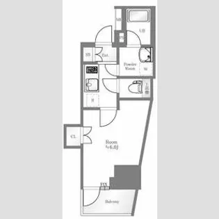 SYFORME SHIROKANEーTAKANAWA【9階】の間取り