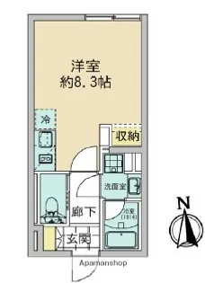 FOLSCLASS東蒲田【1階】の間取り