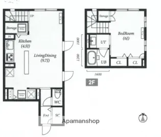 TI HUS中延(ミサワホーム施工)【1階】の間取り