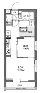 TASUKI RICHESSE洗足【3階】の間取り