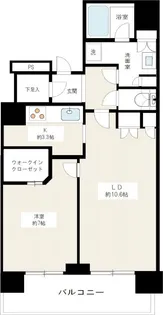 ベイクレストタワー【36階】の間取り