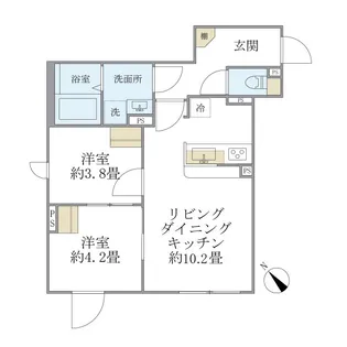 EXAM AKASAKA【3階】の間取り