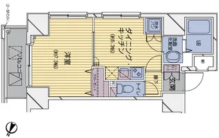 レジディア蒲田【10階】の間取り