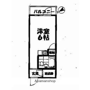 グレイス大森海岸【4階】の間取り