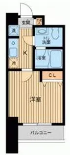 ライブコート大鳥居【1階】の間取り
