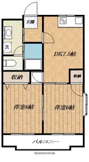 ルミエール多摩川【2階】の間取り