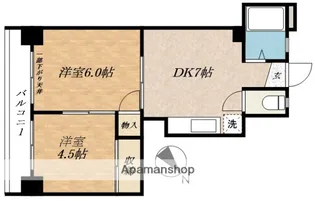 アレイセントラル【302号室】の間取り