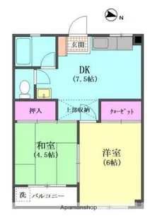 茨田マンション【305号室】の間取り