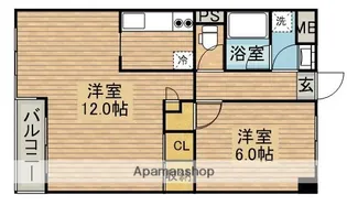 パークハイムC【3階】の間取り