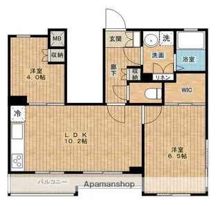アイリス大森西【210号室】の間取り