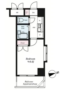 メインステージ平和島【9階】の間取り
