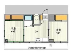 第25シンエイビル【3階】の間取り