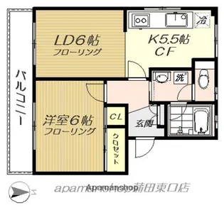 パークハイムA【2階】の間取り