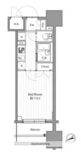スペーシア梅屋敷【11階】の間取り