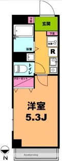 月村マンション№15【2階】の間取り