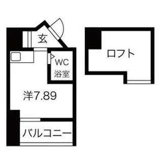 ドエルイン大井町【8階】の間取り