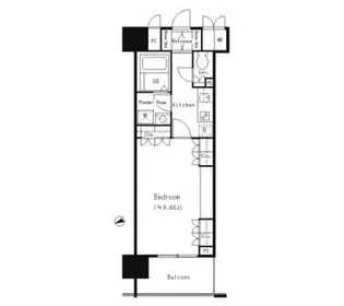 アーレア戸越公園【11階】の間取り