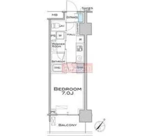 MFPRコート武蔵小山【2階】の間取り