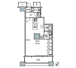 THE TOKYO TOWERS MIDTOWER【30階】の間取り
