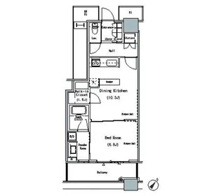 THE TOKYO TOWERS MIDTOWER【29階】の間取り