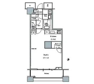 THE TOKYO TOWERS MIDTOWER【18階】の間取り