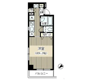 ブレコンプラザ銀座【6階】の間取り