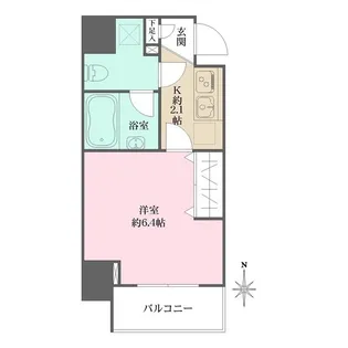 プリモ・レガーロ北品川【2階】の間取り