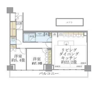 BRILLIA IST 東雲キャナルコート【14階】の間取り