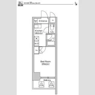 プライムアーバン大崎【10階】の間取り