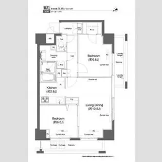 プラウドフラット鶴見Ⅰ【6階】の間取り