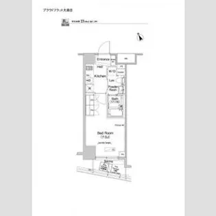 プラウドフラット大森3【2階】の間取り
