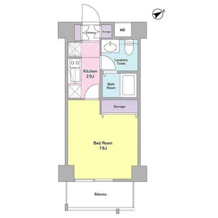 スタイリオ下丸子【4階】の間取り