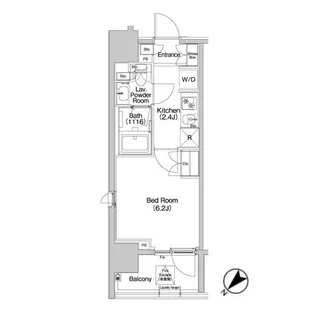 コンフォリア品川EAST【4階】の間取り