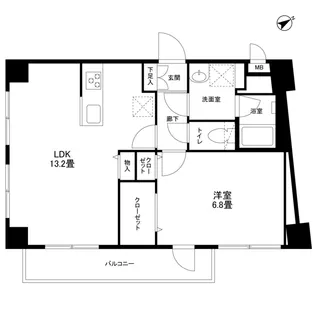 SIFFLET ARBRE【2階】の間取り