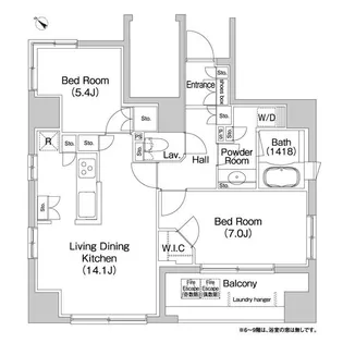 コンフォリア本駒込【9階】の間取り