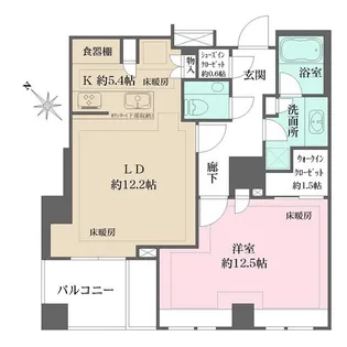 ザ・パークハウスグラン南青山【2階】の間取り