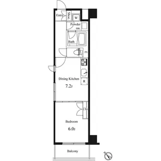 プライマル小石川【2階】の間取り