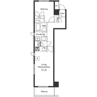 プライマル小石川【4階】の間取り