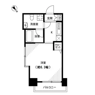 プレール目黒リバーサイド【3階】の間取り