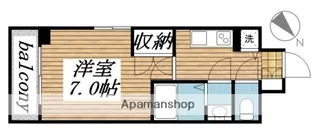 メゾン・ド・ヴィレ勝どき【4階】の間取り