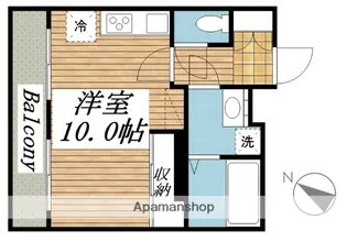メゾン・ド・ヴィレ千駄木【11階】の間取り