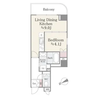 リバーパーク門前仲町【6階】の間取り